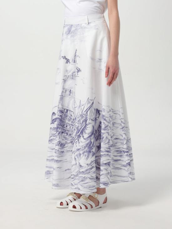 25SS 모스키노 스커트 01440450 2002 White - MOSCHINO