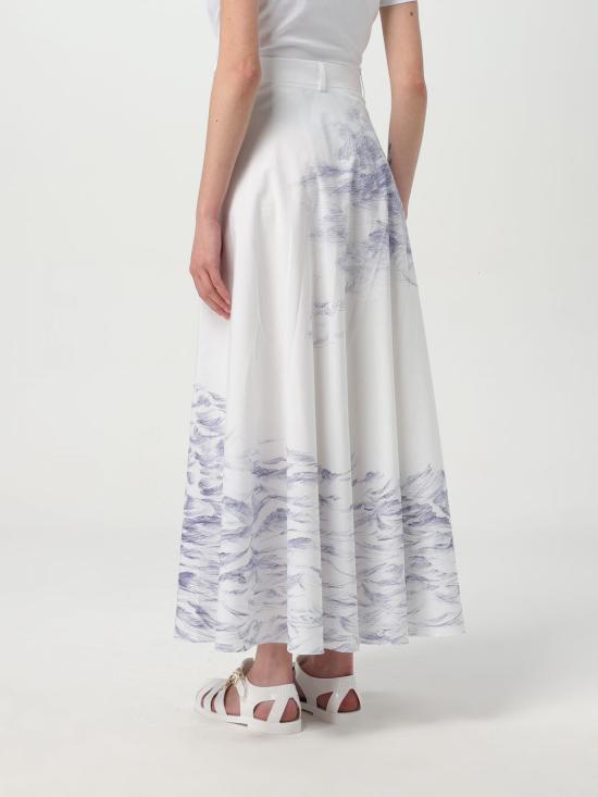 25SS 모스키노 스커트 01440450 2002 White - MOSCHINO