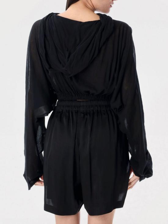 25SS 릭 오웬스 터틀넥 RO01E7278UC 09 Black - RICK OWENS