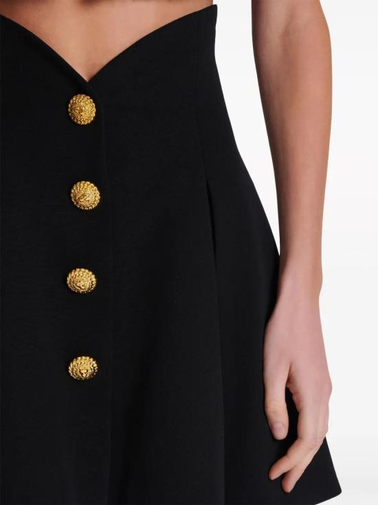  발망 미디 스커트 CF0LB028VB00 - BALMAIN