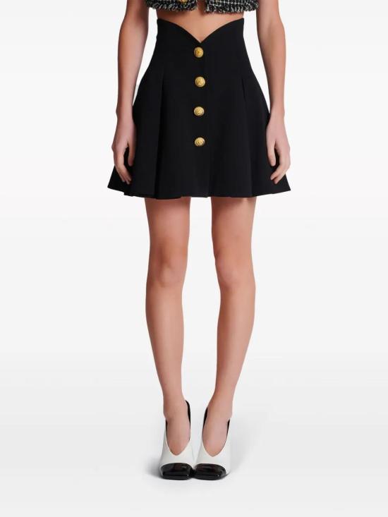  발망 미디 스커트 CF0LB028VB00 - BALMAIN