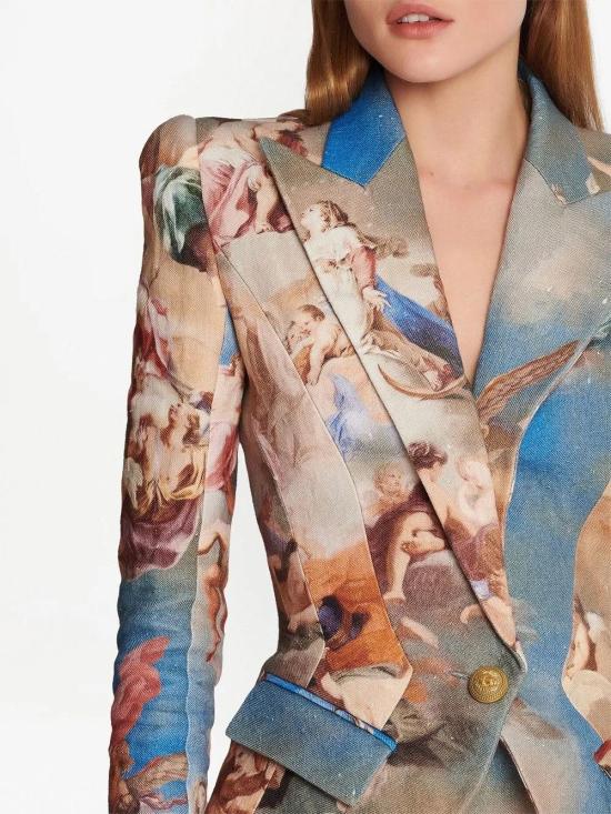  발망 수트 자켓 AF0SE008HB18 - BALMAIN