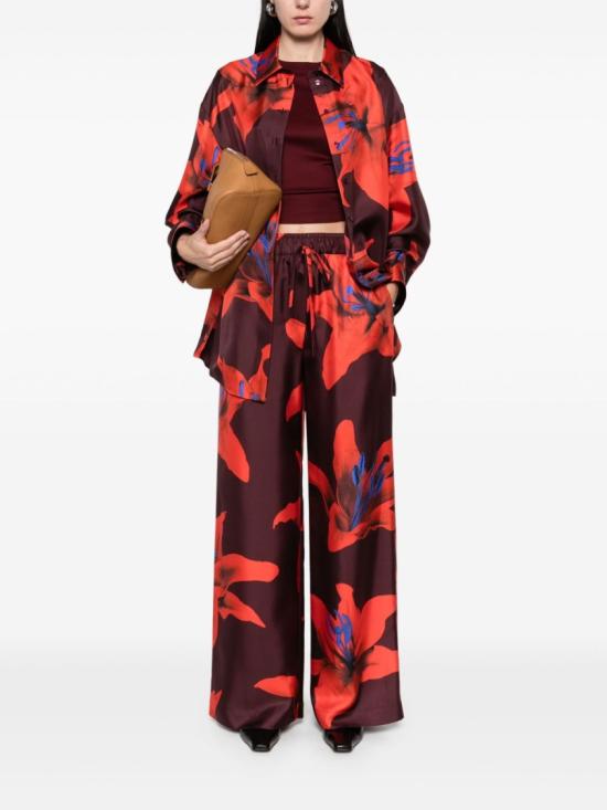 25SS 알렉산더 맥퀸 탑 819016QCALY Burgundy - ALEXANDER MCQUEEN