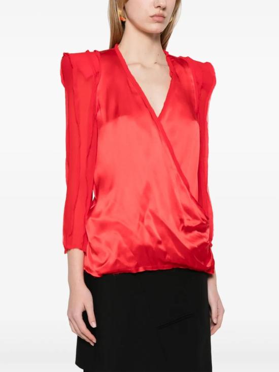  발망 블라우스 EF0AG665MH04 - BALMAIN