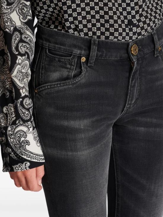  발망 데님 팬츠 CF1MJ120DE02 - BALMAIN