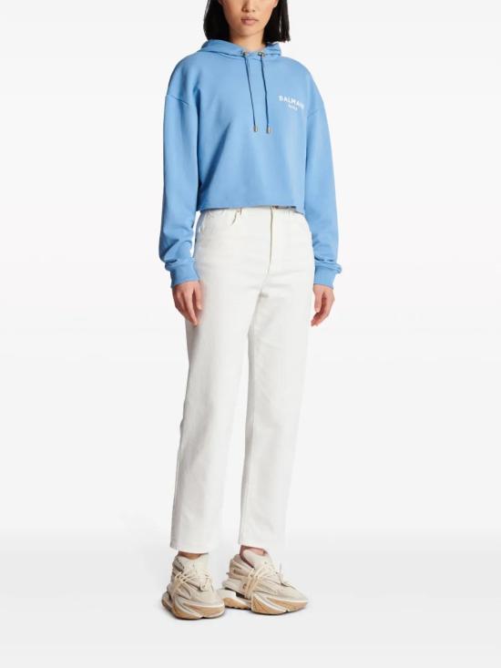  발망 스트레이트 팬츠 CF1MI025DB69 - BALMAIN