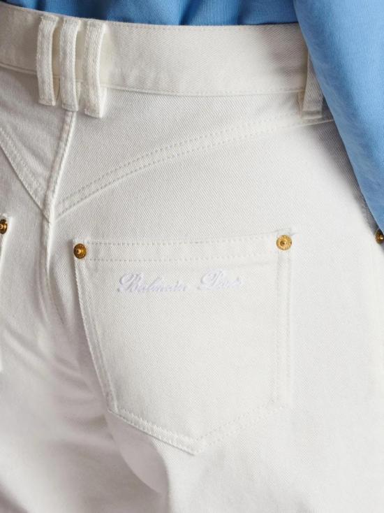  발망 스트레이트 팬츠 CF1MI025DB69 - BALMAIN