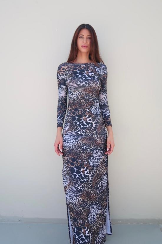 25SS Hawa Made From Love 롱 원피스 마하 드레스 애니멀리어 - HAWA MADE FROM LOVE