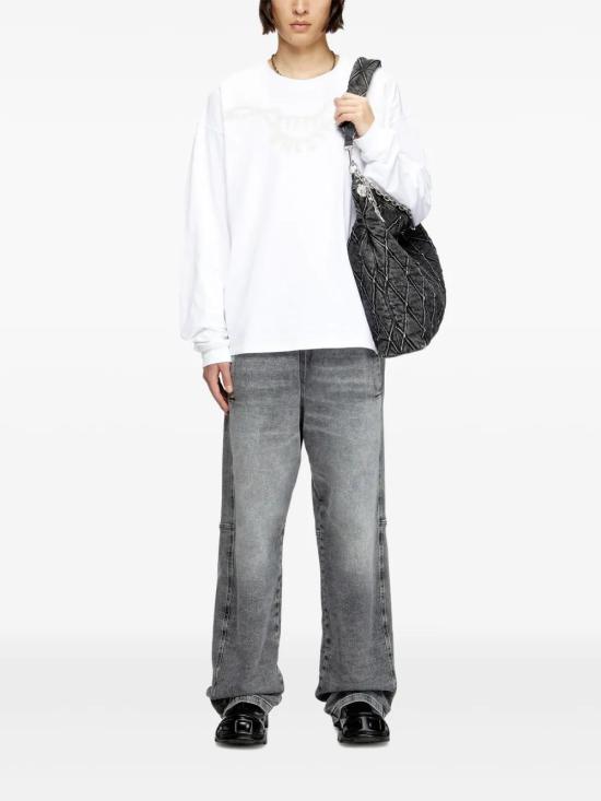  디젤 반팔 티셔츠 P015440SPCB white - DIESEL