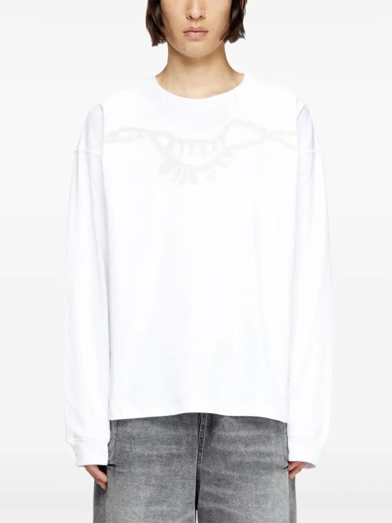  디젤 반팔 티셔츠 P015440SPCB white - DIESEL