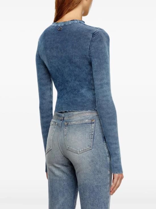  디젤 긴팔 티셔츠 A142540ANAF blue - DIESEL