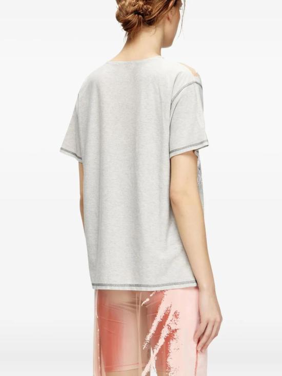  디젤 반팔 티셔츠 A197310JLBR grey - DIESEL