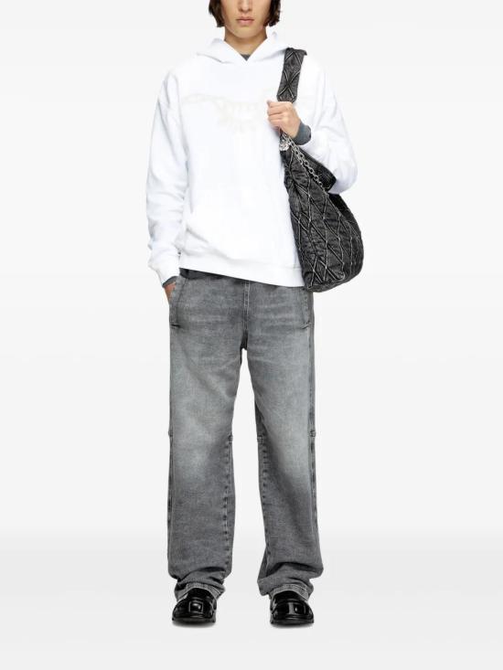  디젤 후드 티셔츠 P015430SPCA white - DIESEL