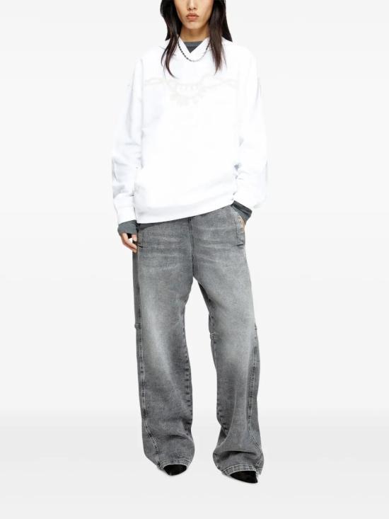  디젤 후드 티셔츠 P015430SPCA white - DIESEL