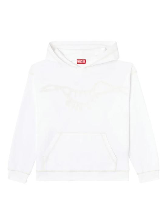  디젤 후드 티셔츠 P015430SPCA white