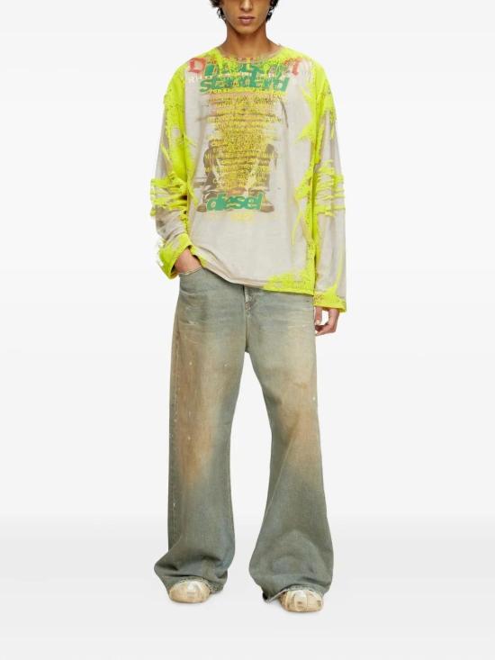  디젤 긴팔 티셔츠 A197180AFBM - DIESEL