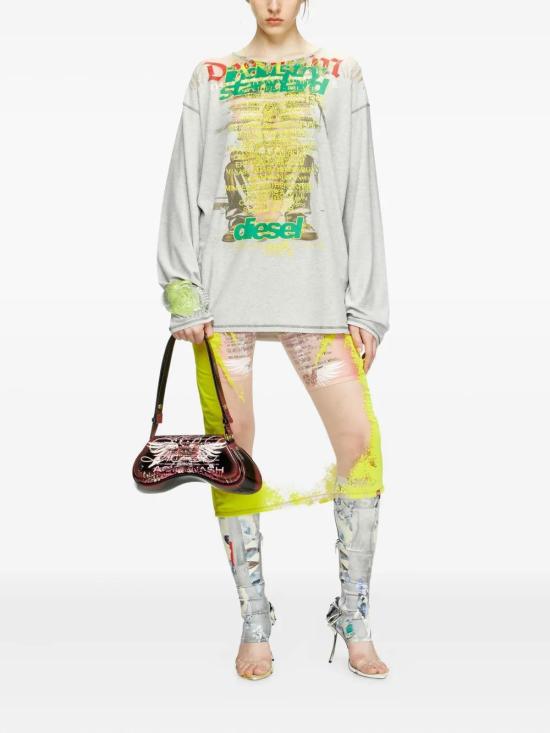  디젤 긴팔 티셔츠 A197330JLBR - DIESEL