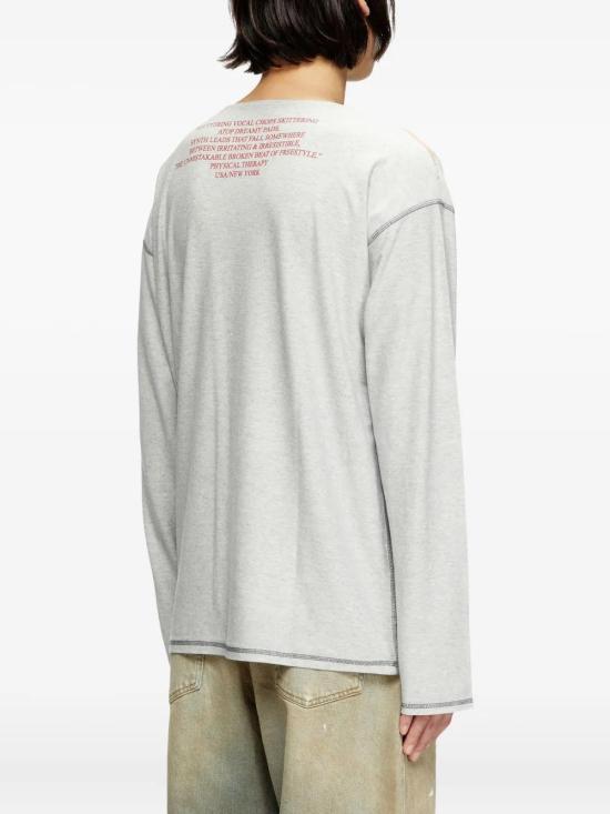  디젤 긴팔 티셔츠 A197330JLBR - DIESEL