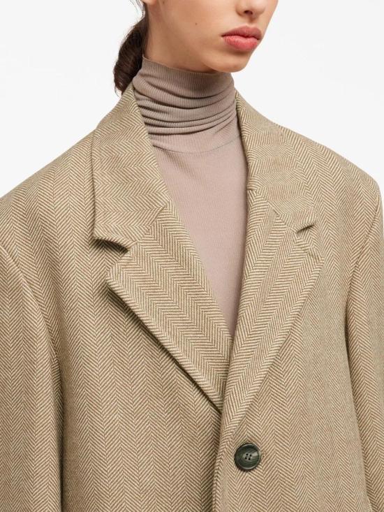  아미 코트 H23FCO307WV0015 beige - AMI