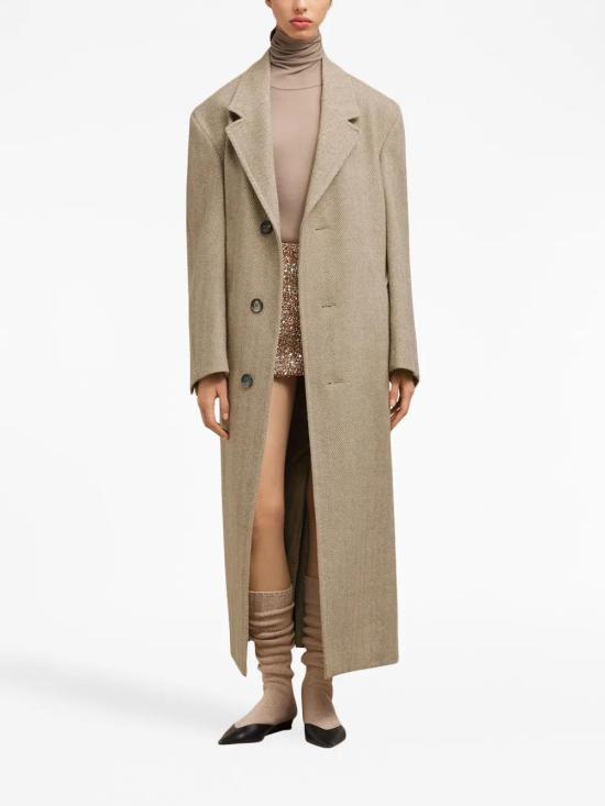  아미 코트 H23FCO307WV0015 beige - AMI