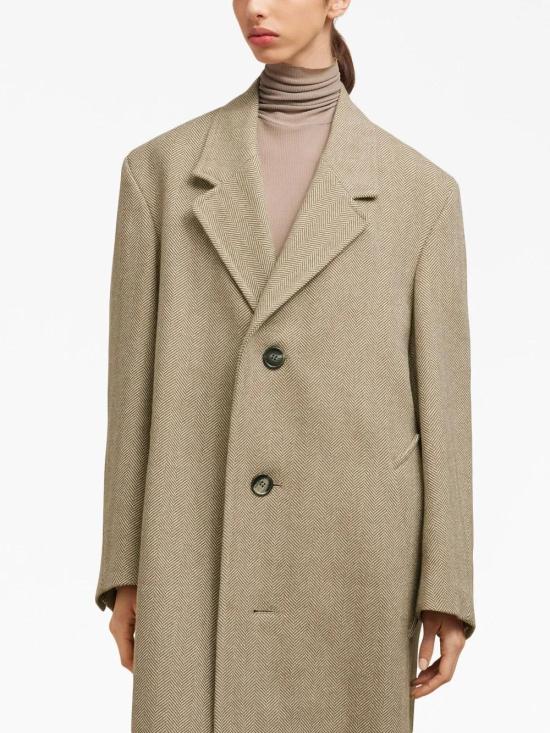  아미 코트 H23FCO307WV0015 beige - AMI