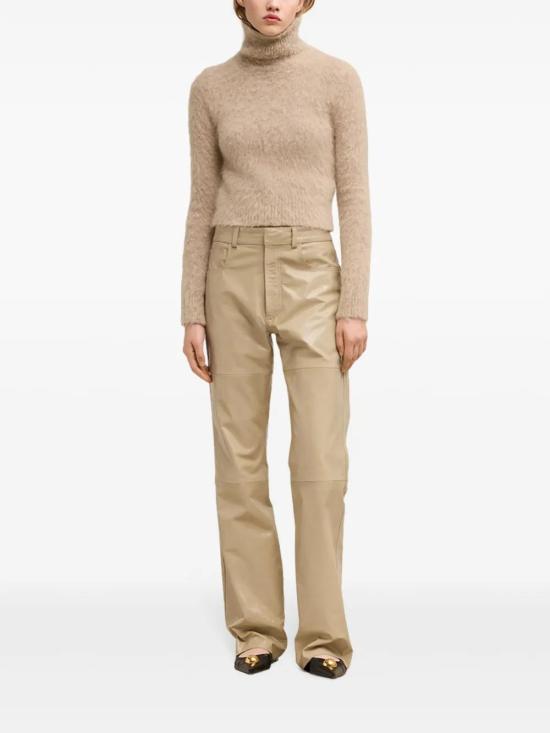  아미 스트레이트 팬츠 E25FTR514LH0045 sand beige - AMI