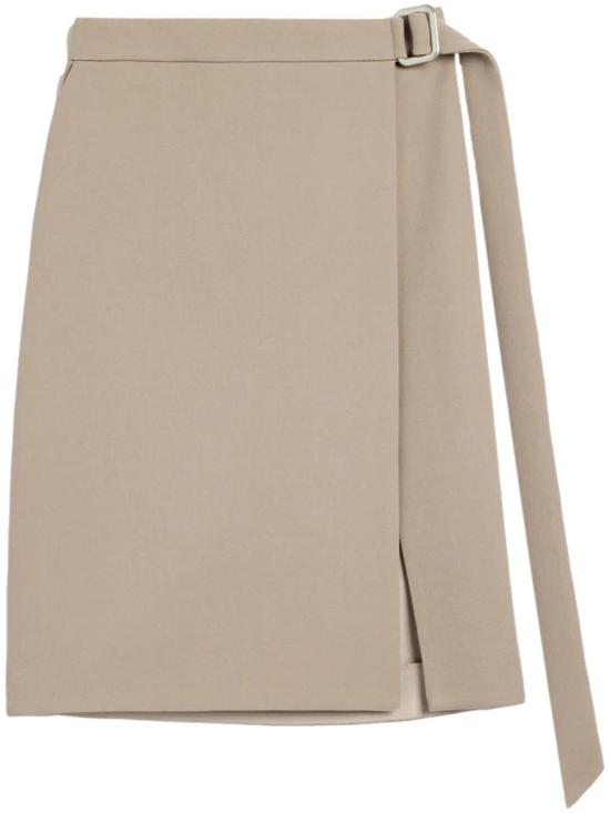  아미 미디 스커트 E24FSK219WV0045 beige