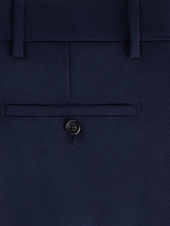  아미 크롭 팬츠 FTR001PL0012 midnight blue - AMI