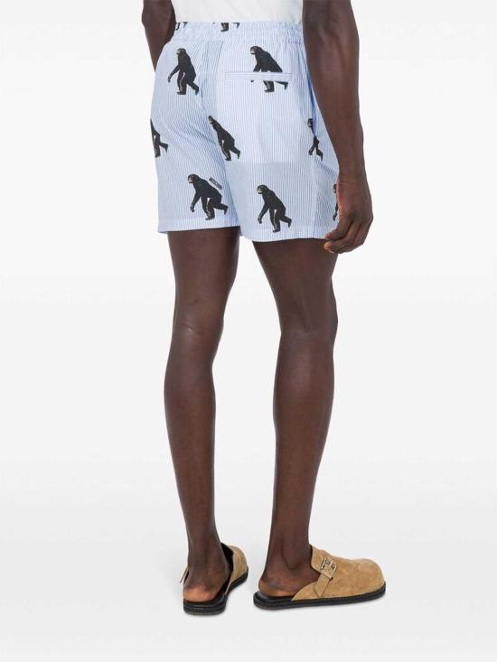  모스키노 숏팬츠 0258A03441303 Blue - MOSCHINO