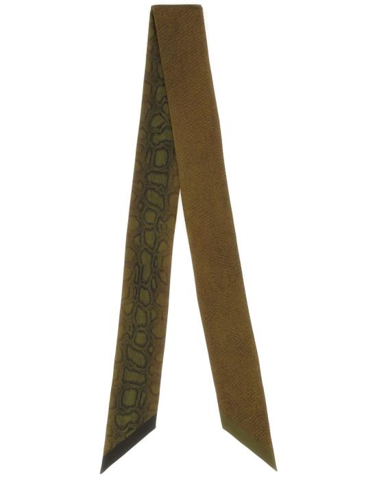 25SS 살바토레 페라가모 머플러/스카프 780133 320980002 GREEN - SALVATORE FERRAGAMO