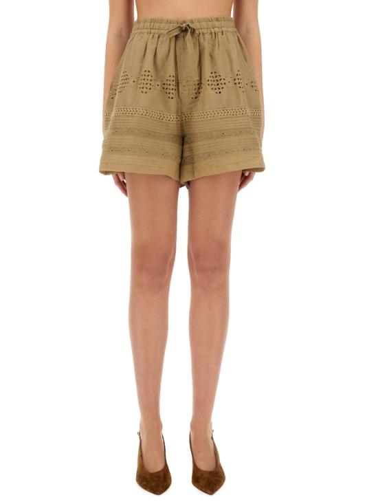 25SS 이자벨마랑에뚜왈 숏팬츠 SH0185FA C1J15E67LK GREEN