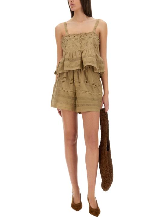 25SS 이자벨마랑에뚜왈 숏팬츠 SH0185FA C1J15E67LK GREEN - ISABEL MARANT ETOILE