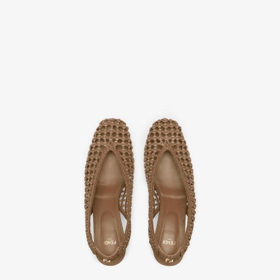 25SS 펜디 힐/펌프스 8J8687AU24 F1SU7 BROWN - FENDI