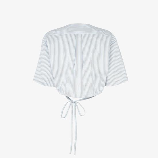 25SS 펜디 셔츠 FS8241AQ3L F1SA1 BLUE - FENDI