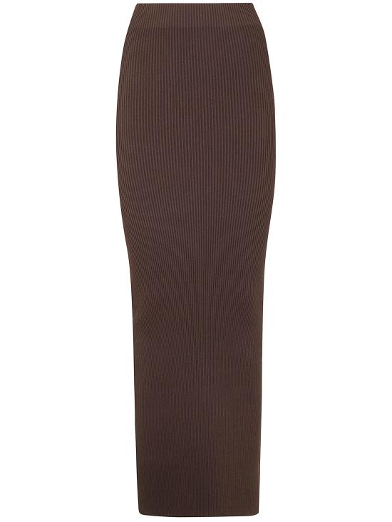 25SS 막스마라 롱 스커트 2511301053600 BROWN - MAX MARA