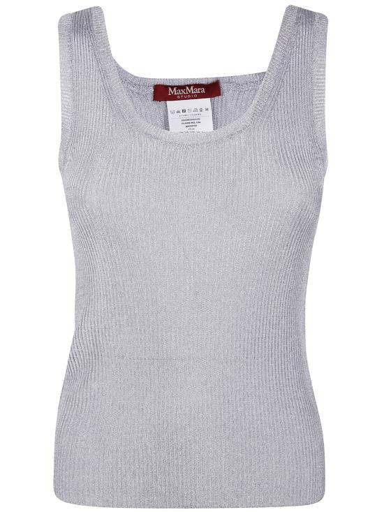 25SS 막스마라 스튜디오 민소매 티셔츠 2516361032600 METALLIC