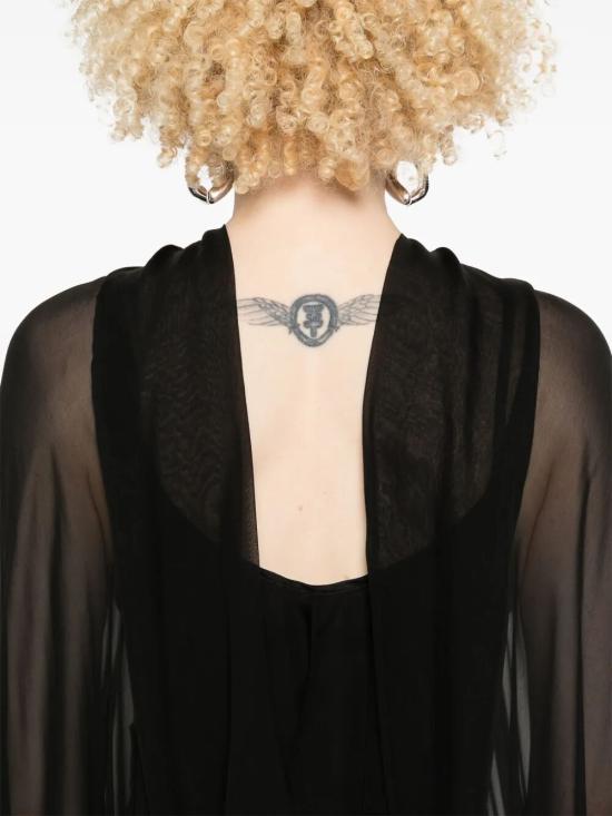 25SS 릭 오웬스 가디건 RO01E7787S BLACK - RICK OWENS