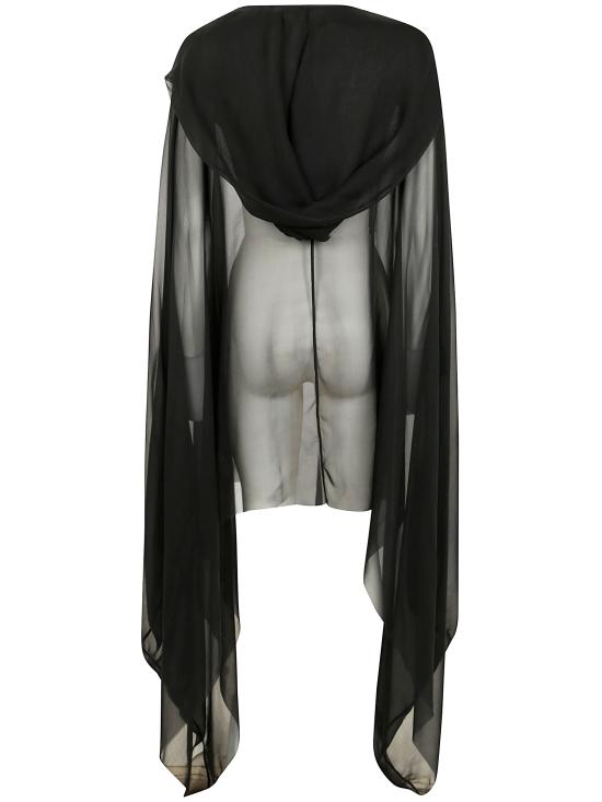 25SS 릭 오웬스 가디건 RO01E7787S BLACK - RICK OWENS