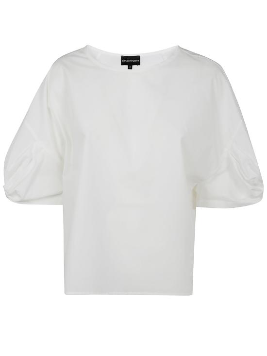 25SS 엠포리오 아르마니 블라우스 EW000771AF10010 WHITE - EMPORIO ARMANI