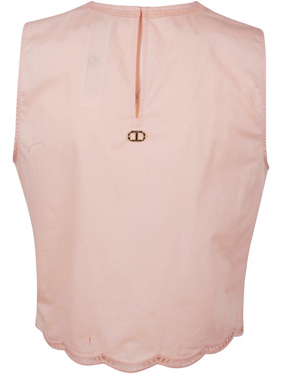 25SS 트윈셋 반팔 티셔츠 251TT2165 06666 PINK PURPLE - TWINSET