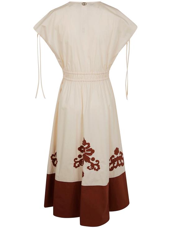 25SS TWIMSET 미디 원피스 251TT2422 12509 PINK PURPLE