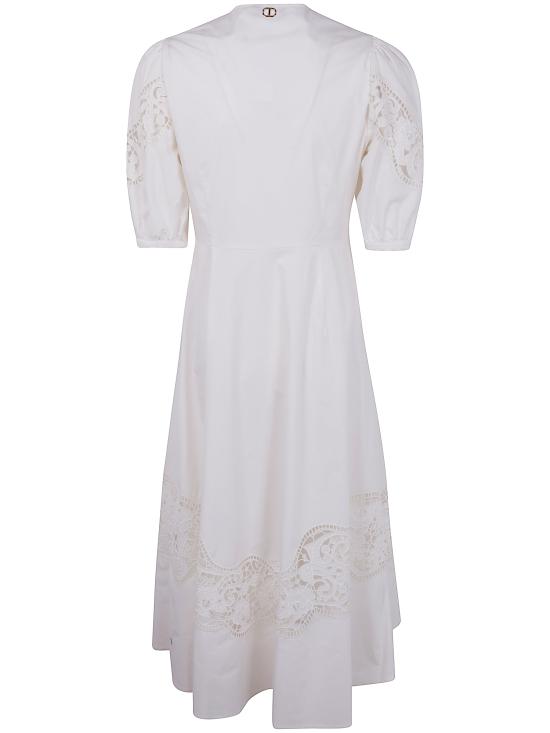 25SS 트윈셋 미디 원피스 251TT2330 00282 WHITE - TWINSET