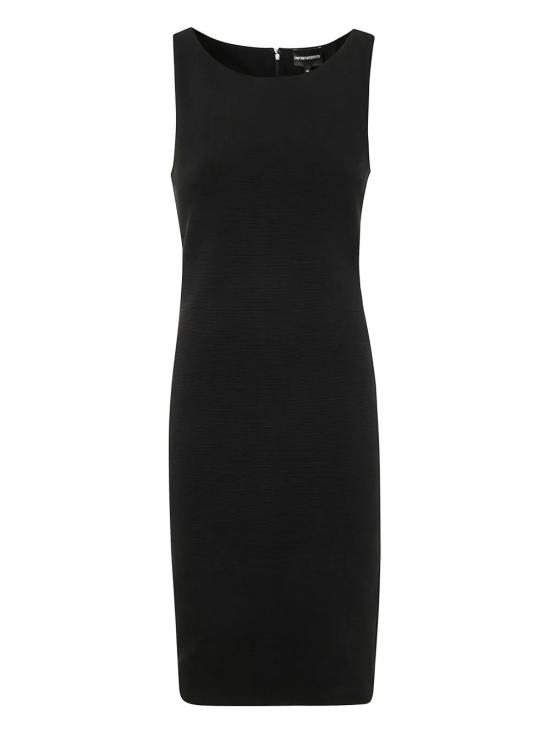 25SS 엠포리오 아르마니 미디 원피스 EW000636AF12364 UC001 BLACK - EMPORIO ARMANI