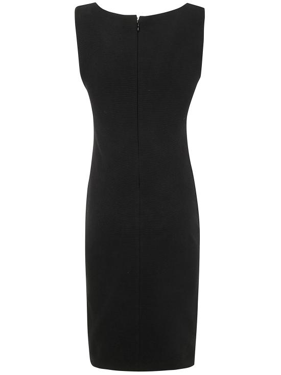 25SS 엠포리오 아르마니 미디 원피스 EW000636AF12364 UC001 BLACK - EMPORIO ARMANI