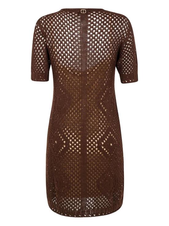 25SS TWIMSET 숏 원피스 251TT3302 BROWN - TWINSET