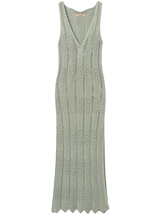 25SS TWIMSET 롱 원피스 251TT319A GREEN