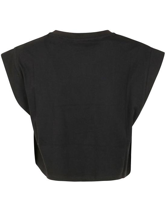 25SS 트윈셋 반팔 티셔츠 251TT2043 00006 BLACK - TWINSET