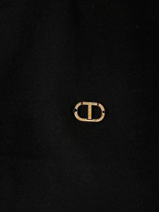 25SS 트윈셋 반팔 티셔츠 251TT2043 00006 BLACK - TWINSET