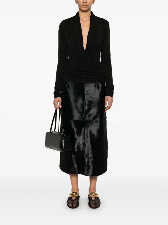 25SS 토템 반팔 티셔츠 252WRT0443FB0162 BLACK 001 - TOTEME