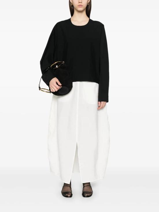 25SS 토템 긴팔 티셔츠 252WRT0431FB0374 BLACK 001 - TOTEME